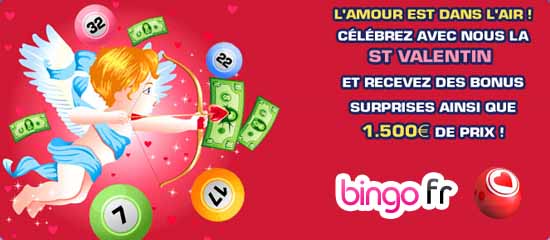 Bingo Day et la saint valentin